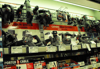 武汉格臣世纪电动工具店面展示